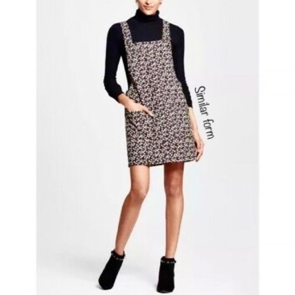 XHILARATION⚡️Cute Floral Corduroy Overall Dress_XS